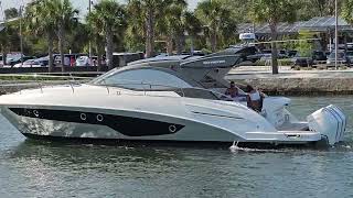 Sleek SCHAEFER 400 With 3 Outboards quotTHE SECRETquot In Saint Petersburg Florida On Memorial Day Weekend [upl. by Herold]