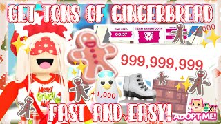 How To Earn Gingerbread In Adopt Me FAST and EASY Roblox  AstroVV [upl. by Notloc946]