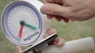 Rain Harvesting Wireless Tank Gauge Installation [upl. by Etnohs857]