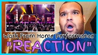 Fifth Harmony  Work From Home  Live On Jimmy Kimmel REACTION [upl. by Jonis]