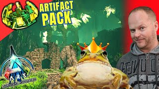 Ark Ascended  Easy Artifact of the Pack with a Froggo  Island [upl. by Retsevlys]