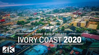 【4K】Drone RAW Footage  This is IVORY COAST 2020  Capital City Abidjan  UltraHD Stock Video [upl. by Gillespie]