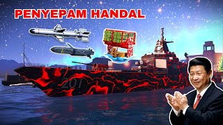 CN Type 055A  Kapal Tukang Spam Masuk Map Langit Langsung Rame  Modern Warships [upl. by Alleinnad786]