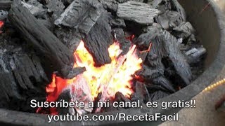 COMO PRENDER CARBON  RECETA FACIL [upl. by Socha604]