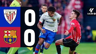 ATHLETIC CLUB 0 vs 0 FC BARCELONA  LALIGA 202324 MD27 [upl. by Huei]