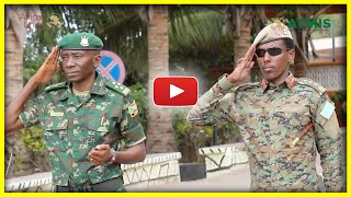 Burundi Chief of Defence Forces visits Somalia hails ATMIS forces for securing country [upl. by Anaib]