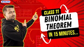 Binomial Theorem Class 11 Mind Map  Super Quick Revision in Just 15 Minutes ⏱ [upl. by Nesral696]