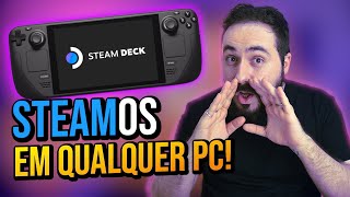 Chega de esperar  Instale o SteamOS no seu PC hoje mesmo [upl. by Keemahs144]