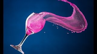 Wineglass Splash Studio Photography Tutorial [upl. by Odlabu225]