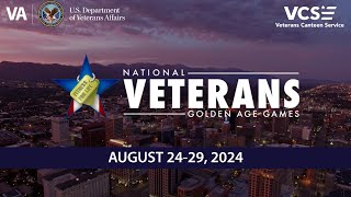 2024 National Veterans Golden Age Games  Closing Video veterans adaptivesports [upl. by Naitsirk]