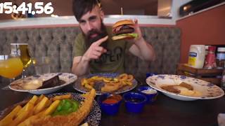 THE WETHERSPOONS 10000 CALORIE CHEAT MEAL CHALLENGE  BeardMeatsFood [upl. by Artapoelc864]