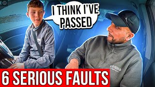 Learner Driver Fails Driving Test But Thinks He Has Passed  6 Serious Driving Faults [upl. by Elroy]