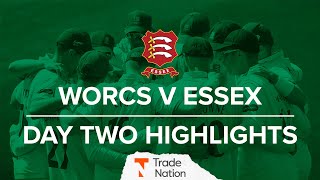 Worcestershire v Essex Day Two Highlights [upl. by Melony]