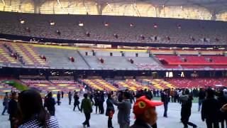 Beijing Birds Nest Stadium Interior [upl. by Wanonah]