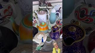 Teapots for Sale at POPPYVALE [upl. by Amber]