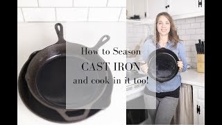 All you Need to Know About Cast Iron  How to Season  How to Cook  How to Clean [upl. by Quinn]