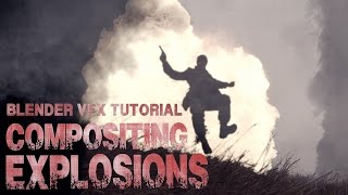 Blender VFX Tutorial Compositing Explosions [upl. by Atsirhcal149]