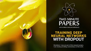 Training Deep Neural Networks With Dropout  Two Minute Papers 62 [upl. by Nauj529]