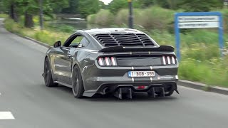 360HP Stage 2 Ford Mustang Ecoboost w Roush Exhaust  LOUD Accelerations amp Revs [upl. by Atirres]