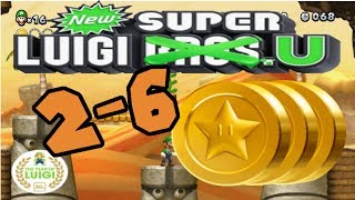 New Super Luigi U Layer Cake Desert6 Spinning Sandstones All Star Coins [upl. by Sac]