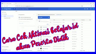 Cara Cek aktivasi belajar id akun Peserta Didik [upl. by Rochkind]