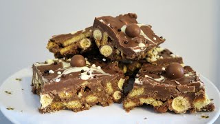 How To Make Super Easy Malteser Slice [upl. by Eirena]