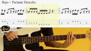 BAJO  Vitaminas  SODA STEREO MVV  tutorial [upl. by Lawford91]