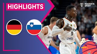 Deutschland  Slowenien Highlights  FIBA BasketballWM 2023  MAGENTA SPORT [upl. by Novello762]