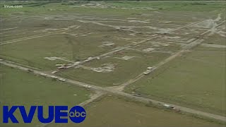 1997 Jarrell tornado ThenGov George Bush comforts residents surveys damage  KVUE [upl. by Htepsle]