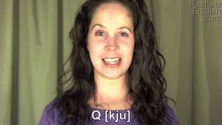 How to Pronounce the Alphabet American English Pronunciation [upl. by Betthezul]