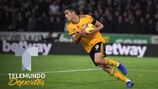 Lo que hace al mexicano Raúl Jiménez un quotWolfquot infalible  Premier League  Telemundo Deportes [upl. by Eusoj]