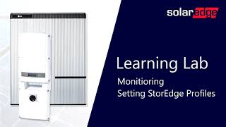 StorEdge Setting Battery Profile SolarEdge Monitoring [upl. by Nnyltiac648]