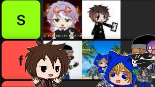 Ranking Gachatubers with some of the squad Tier list redo [upl. by Brier]