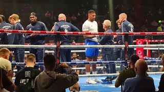 ANTHONY JOSHUA VS DANIEL DUBOIS AJS OPEN WORKOUT FEAT FINCHLEY BOXING CLUB WEMBLEY ARENA LONDON [upl. by Ataga]