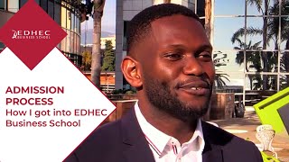 How I got into EDHEC  EDHEC Business School [upl. by Enirehtacyram]