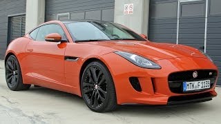 Jaguar FType R Coupé im Test  Fahrbericht  Video 2014 [upl. by Aihsekel]