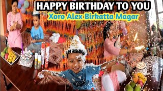 छोरो एलेक्स बिरकट्टा मगर को जन्म दिनAlex Birkatta Magar Ko Birthday❤️🇳🇵Dadson Vlog [upl. by Thetis154]