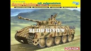 Build Review 135 Bergepanther mit Aufgesetztem PzKpfwIV Turm Als Befehlspanzer [upl. by Enwahs]