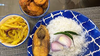 এই গরমে🔥পান্তা🍚সাথে বাংলাদেশী ইলিশ🧅🌶just onno levelএর শান্তি পেলাম😌 [upl. by Airdna328]