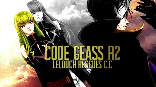 Code Geass R2 Lelouch rescues CC Eng Dub [upl. by Luapnaej]