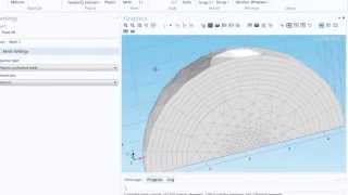 Automatically Mesh Perfectly Matched Layers in COMSOL Multiphysics [upl. by Edahc482]