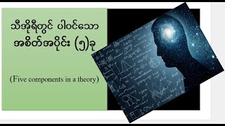 Research Methodology33 Five components of a theory  Burmese version [upl. by Erdnael]