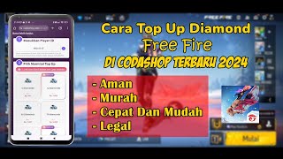 Cara Top Up Diamond Free Fire Di Codashop Via Potong Pulsa Terbaru 2024 [upl. by Acenahs]