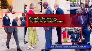 wowOtumfuo meets Kuffour in Londonhosted to a private dinner… [upl. by Derdlim]