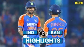 IND Vs BAN Highlights 2nd T20 India Wins By 86 runs Secures Series Win Against Bangladesh Cricket [upl. by Brock75]