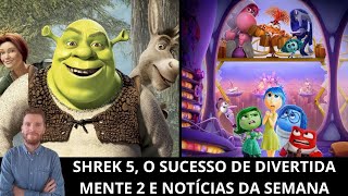 Ao vivo Shrek 5 o sucesso de Divertida Mente 2 Duna 3 Jurassic World Ridley Scott e mais [upl. by Athena]