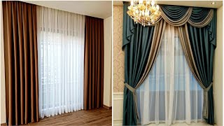 Modern Curtain Color Combination design for Bedroom Living room Windows  Home Interior Ideas [upl. by Katherina]