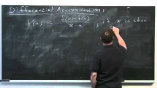 Linear Approximation  Differential Calculus [upl. by Namrak442]