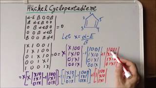 Hückel cyclopentadienyl energies [upl. by Nerti]