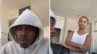 FlashBack DaBaby Calls Cops On DaniLeigh After Arguing On IG Live [upl. by Ainesey]